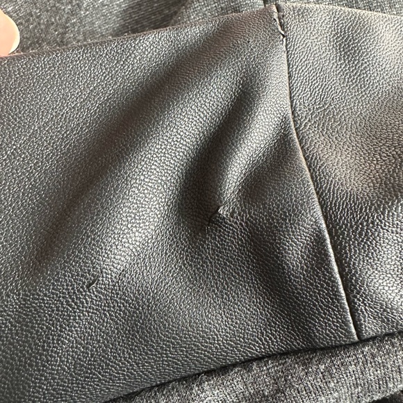 Dynamite blazer dark grey with leather neckline size Small - Picture 11 of 11